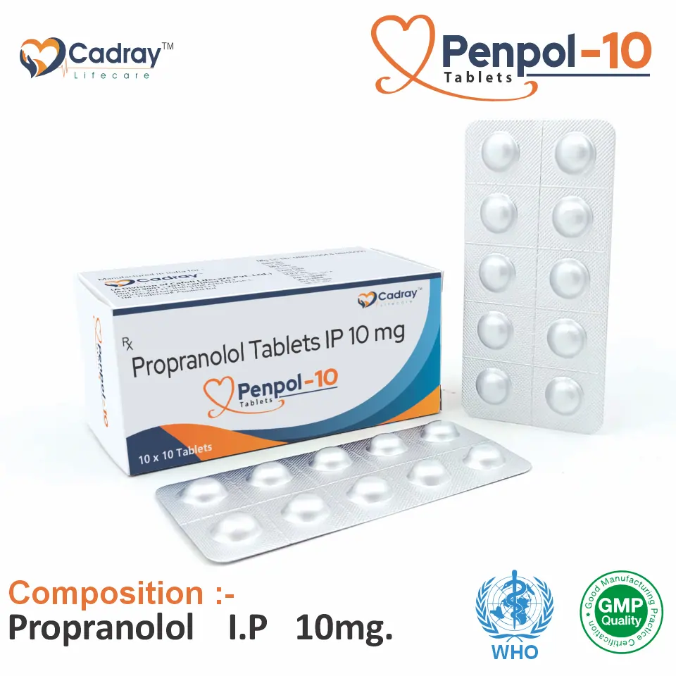 Propranolol 10 mg Tablet PCD Pharma